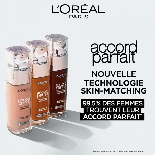 Fond de teint accord parfait l'Oréal Paris
