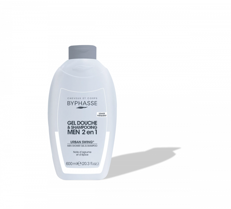 Gel douche homme byphasse
