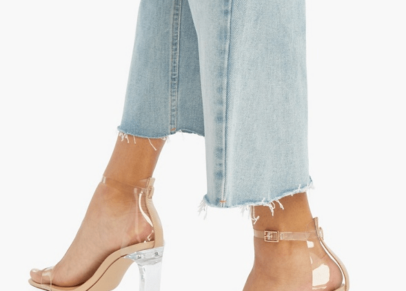 Sandales transparentes à talons Lakia