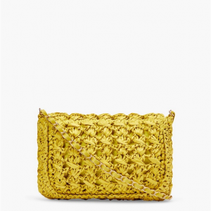 Sac Crochet Crossbody couelur jaune citron
