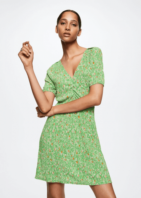 Robe à fleurs Mango