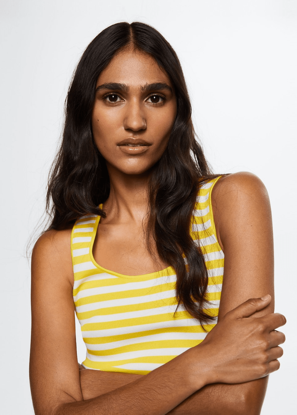 Top maille à rayures j