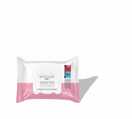 Lingettes intimes byphasse