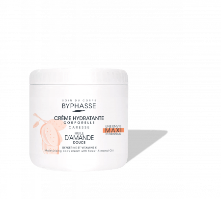 Crème corporelle byphasse à l'huile d'amnde douce