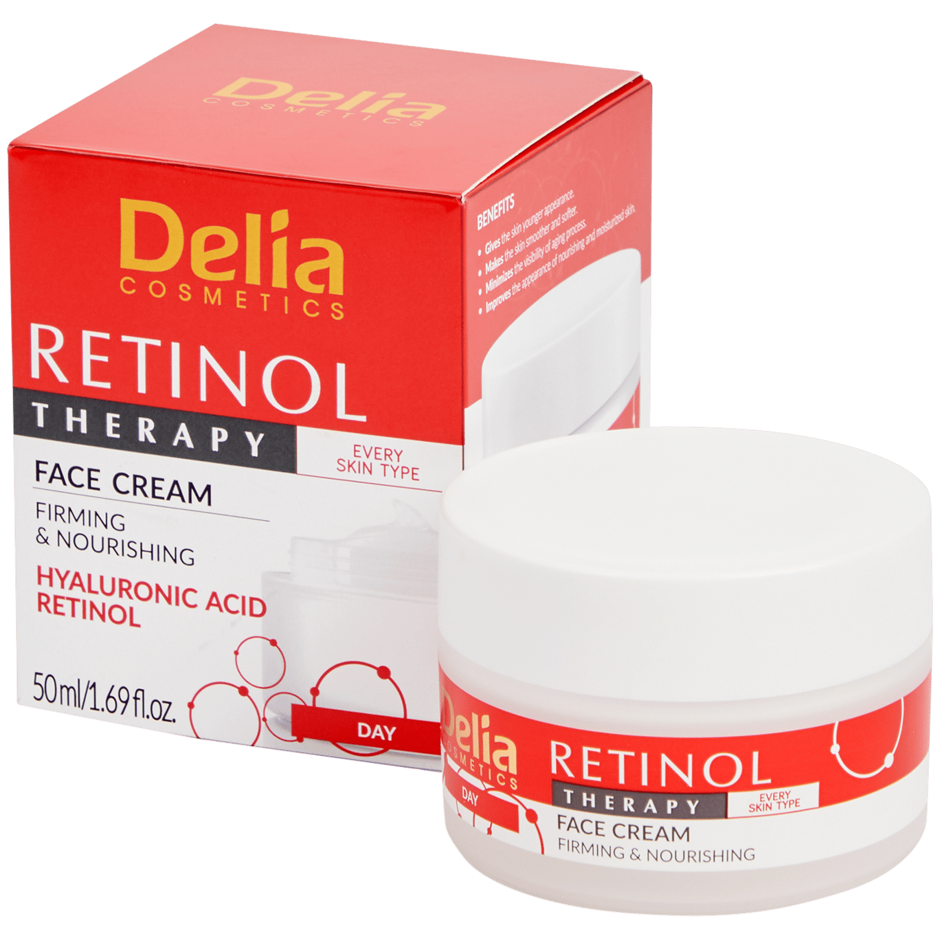 Crème visage Rétinol Délia