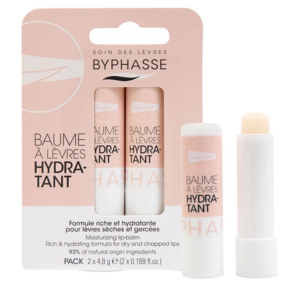 Baume à lèvres hydratant 2u Byphasse baume à lèvres