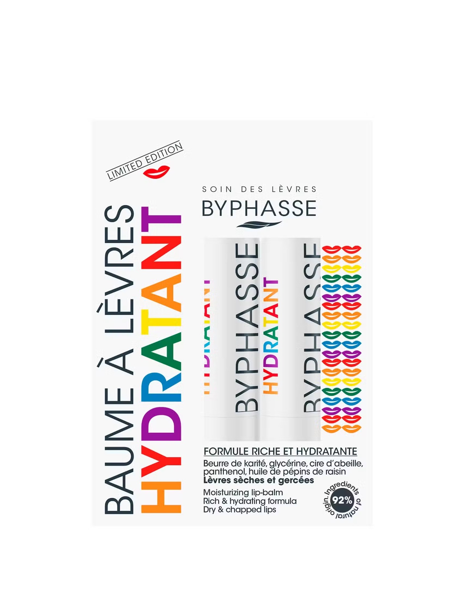 BAUME À LÈVRES ÉDITION LIMITÉE BE FREE 2U. BAUME À LÈVRES ÉDITION LIMITÉE BE FREE 2U.