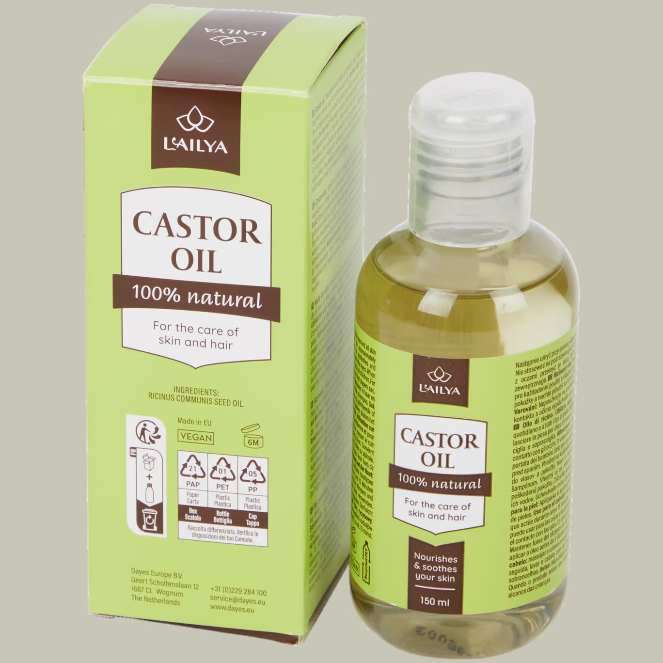 L'Ailya Huile de ricin action