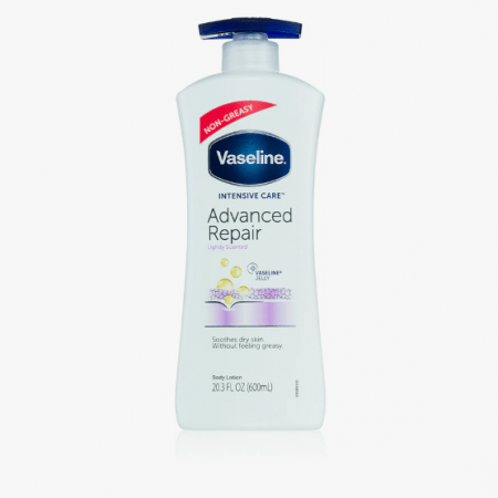 Lait de corps vaseline pour l'hydratation et la régénération de la peau