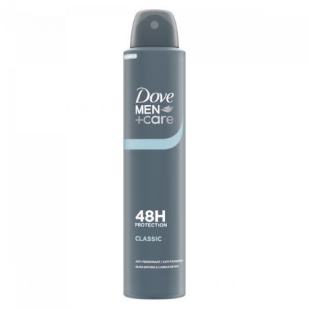 Déodorant anti-transpirant classique Men+Care en spray 200 ml