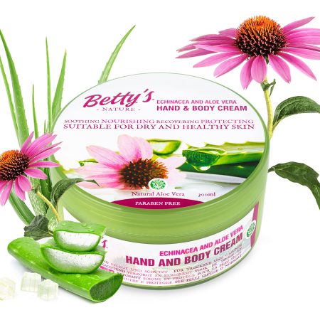 Crème mains et corps Betty's Nature échinacée aloe vera 300 ml