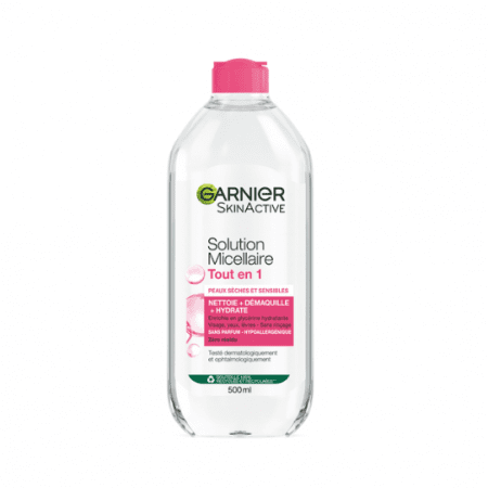 Garnier eau micellaire peau sèche et sensible