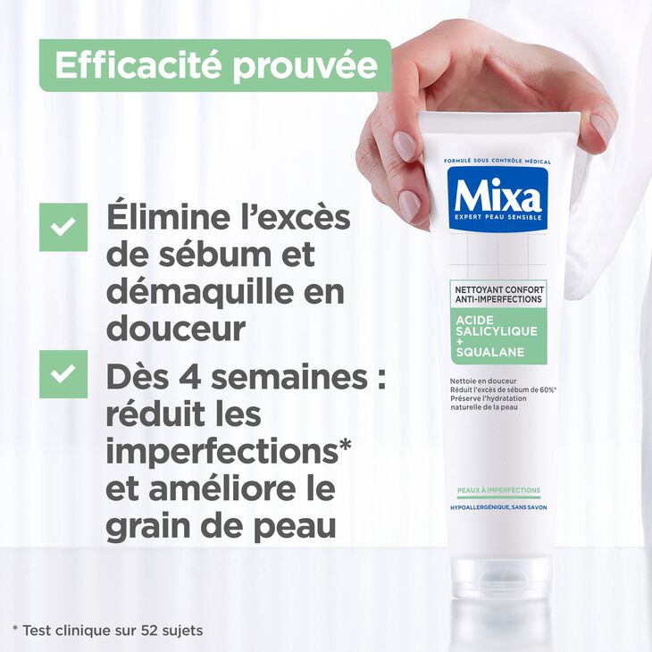 Mixa visage peau grase