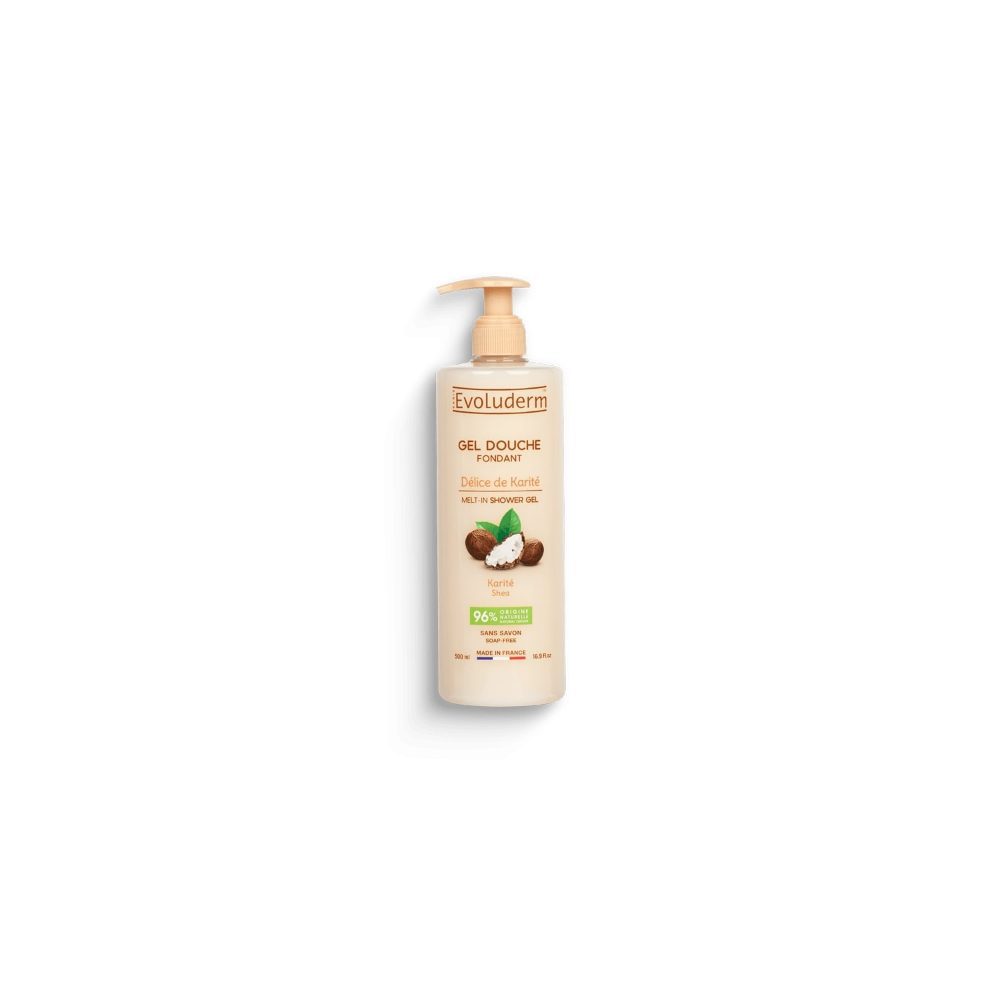 Evoluderm - Gel douche fondant Délice de karité- 500 ml