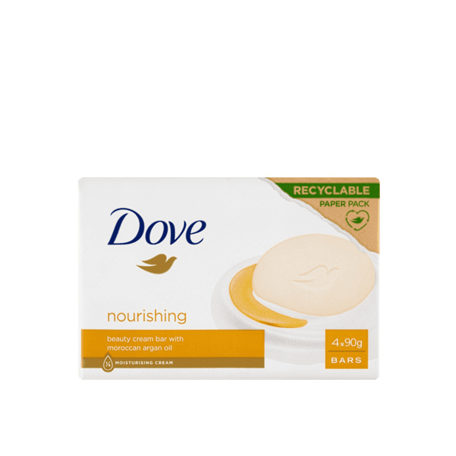 Dove savon solide nourishing 4x90g – Image 1