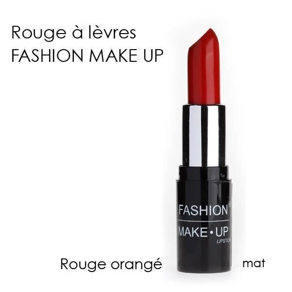 Fashion Make-Up - Rouge à lèvres 10 Rouge Orangé mat – Image 1