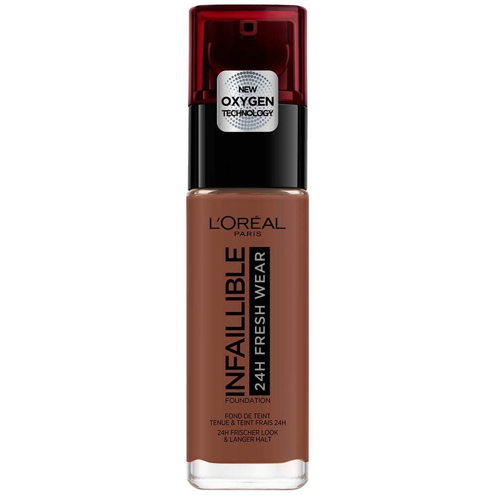 L'Oréal - Infaillible 24h Fond de Teint - 385 Cacao - 30ml – Image 1